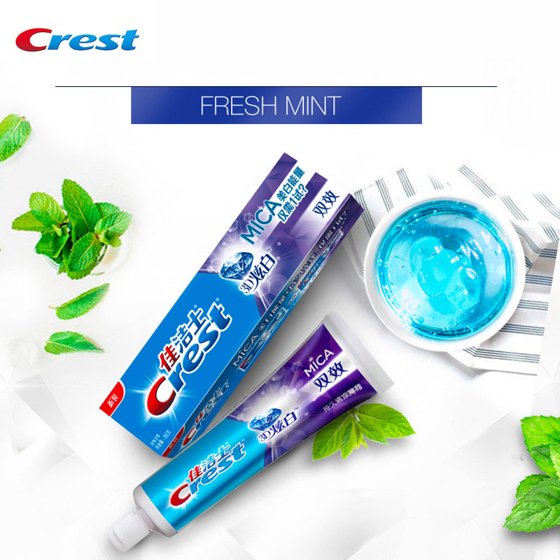Teeth Whitening Effective - Kem Đánh Răng Crest 3D MICA