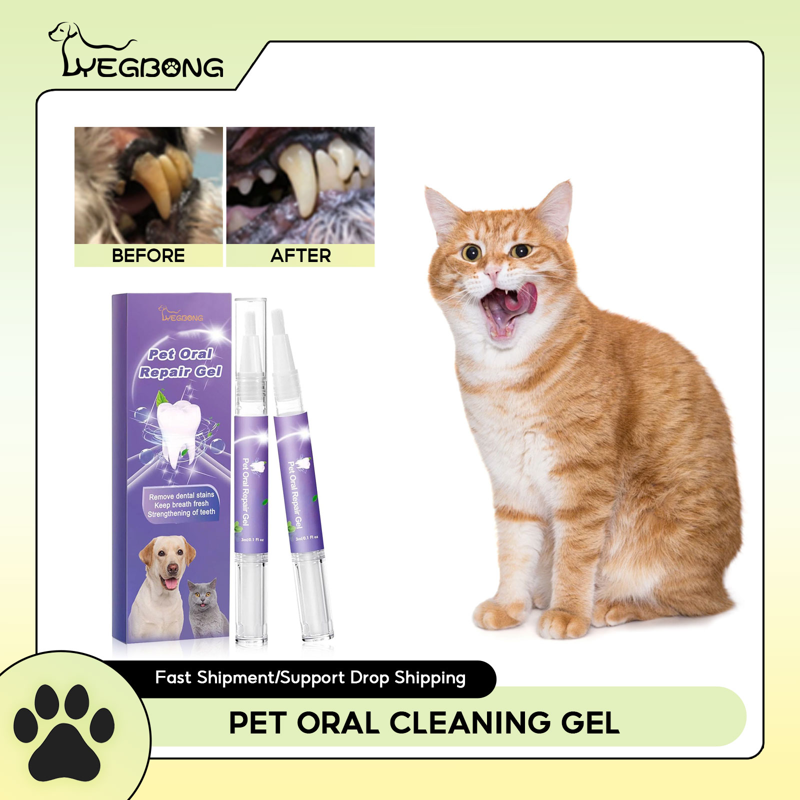 Teeth Whitening Ulta - Pet Oral Repair Gel Puppy Tartar