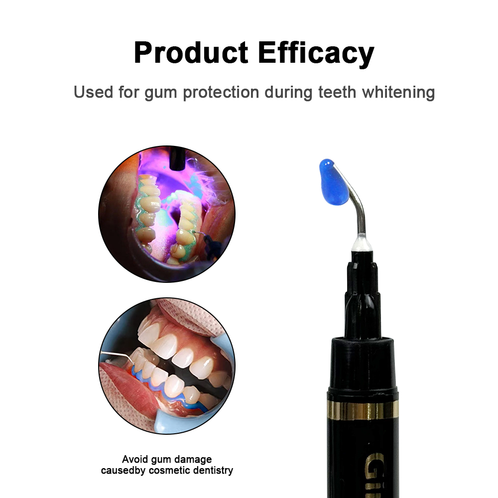 Teeth Whitening Gingival Barrier - 5pcs/10pcs 1.5ml Gingival Barrier Gel Teeth