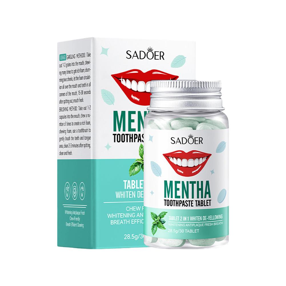 Teeth Whitening Ulta - Mint Solid Toothpaste Tablets Mint Flavors