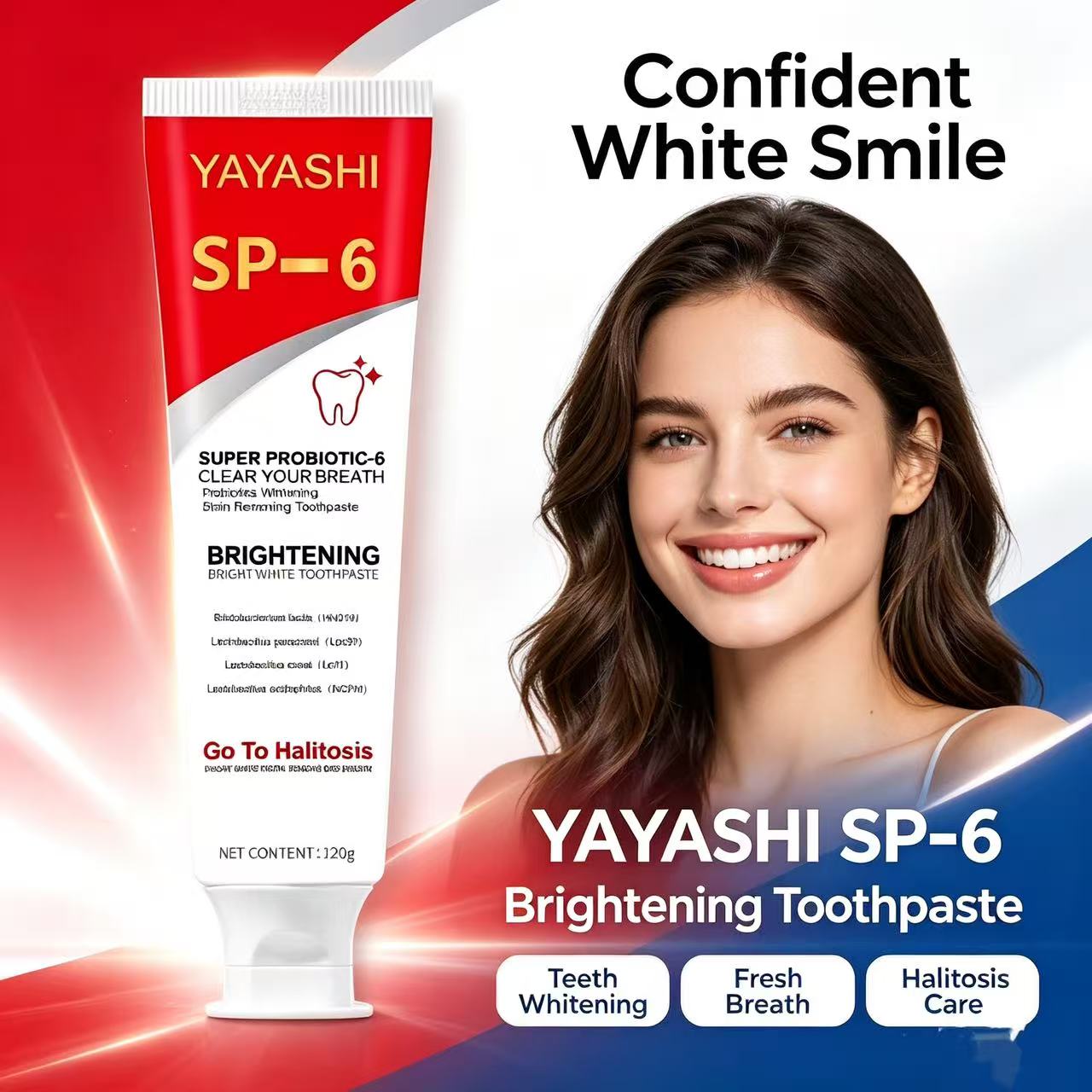 Sp-6 Probiotic Toothpaste Brig - đánh giá và giá Teeth Whitening Best