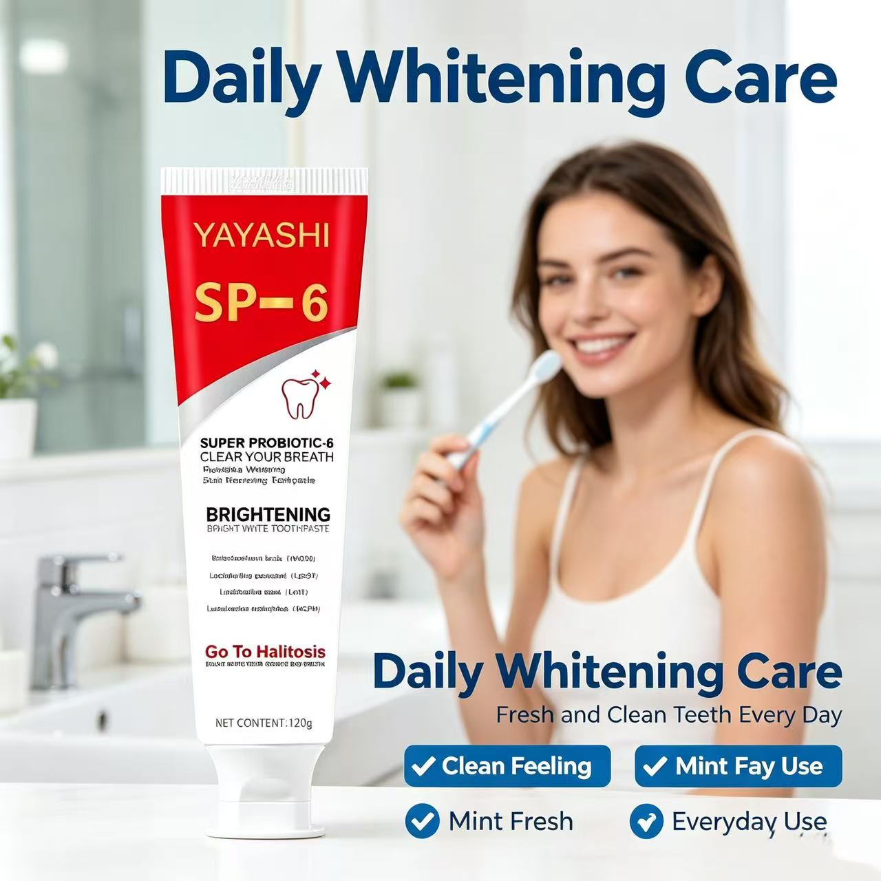Sp-6 Probiotic Toothpaste Brig - đánh giá và giá Teeth Whitening Best