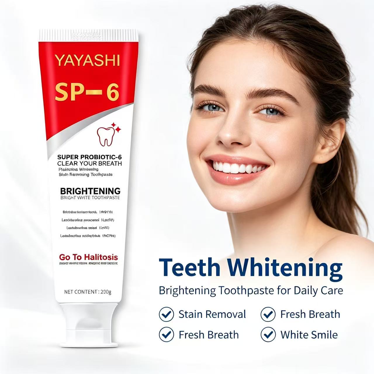 Sp-6 Probiotic Toothpaste Brig - đánh giá và giá Teeth Whitening Best