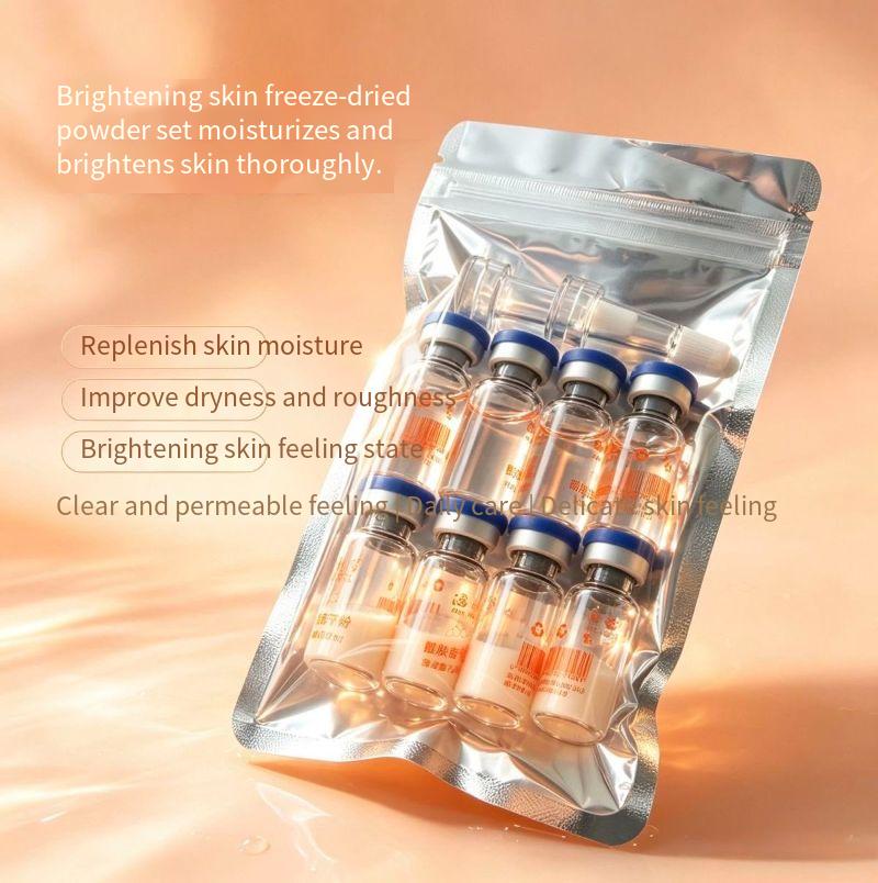 Factory 8vials Oligopeptide Pe - đánh giá và giá Whitening Powder Activated