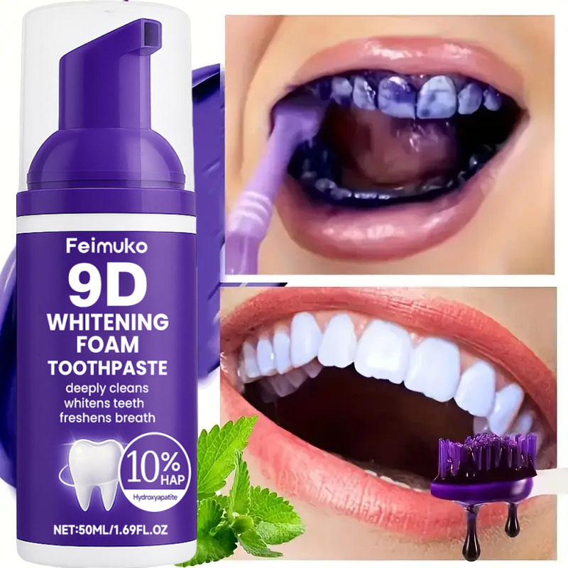 9D Purple Teeth Whitening Toot - đánh giá và giá Teeth Whitening Best