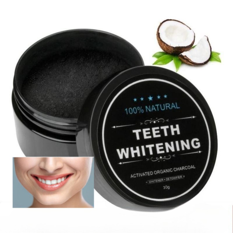 1 Box Activated Charcoal Teeth - đánh giá và giá Whitening Powder Activated