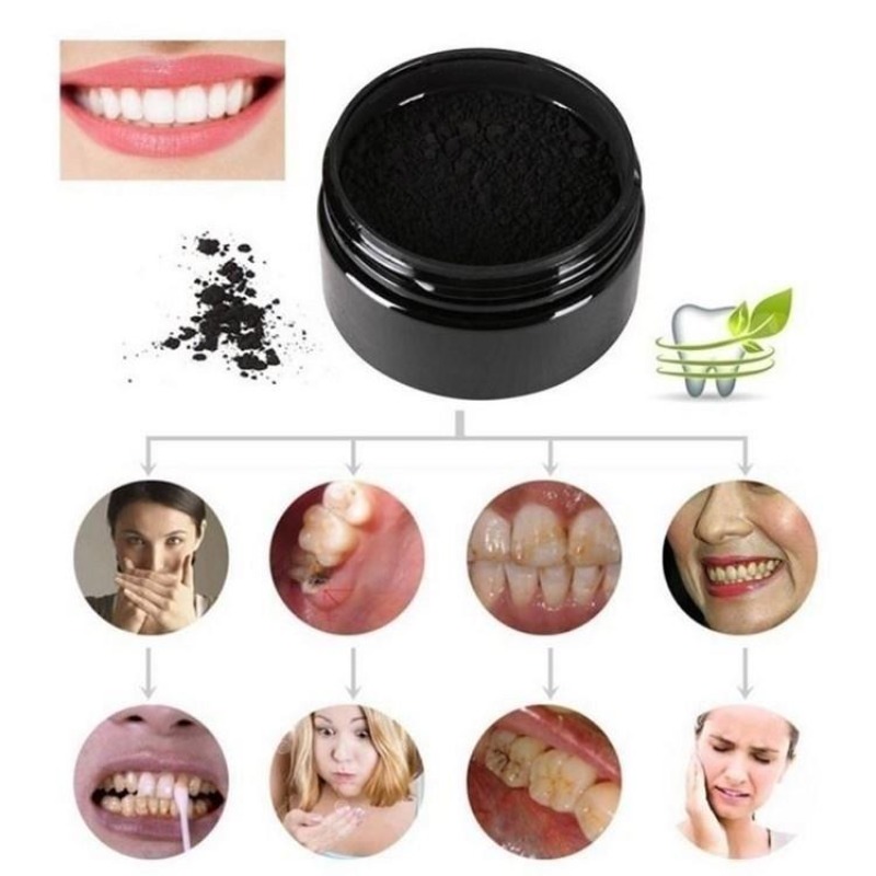 1 Box Activated Charcoal Teeth - đánh giá và giá Whitening Powder Activated