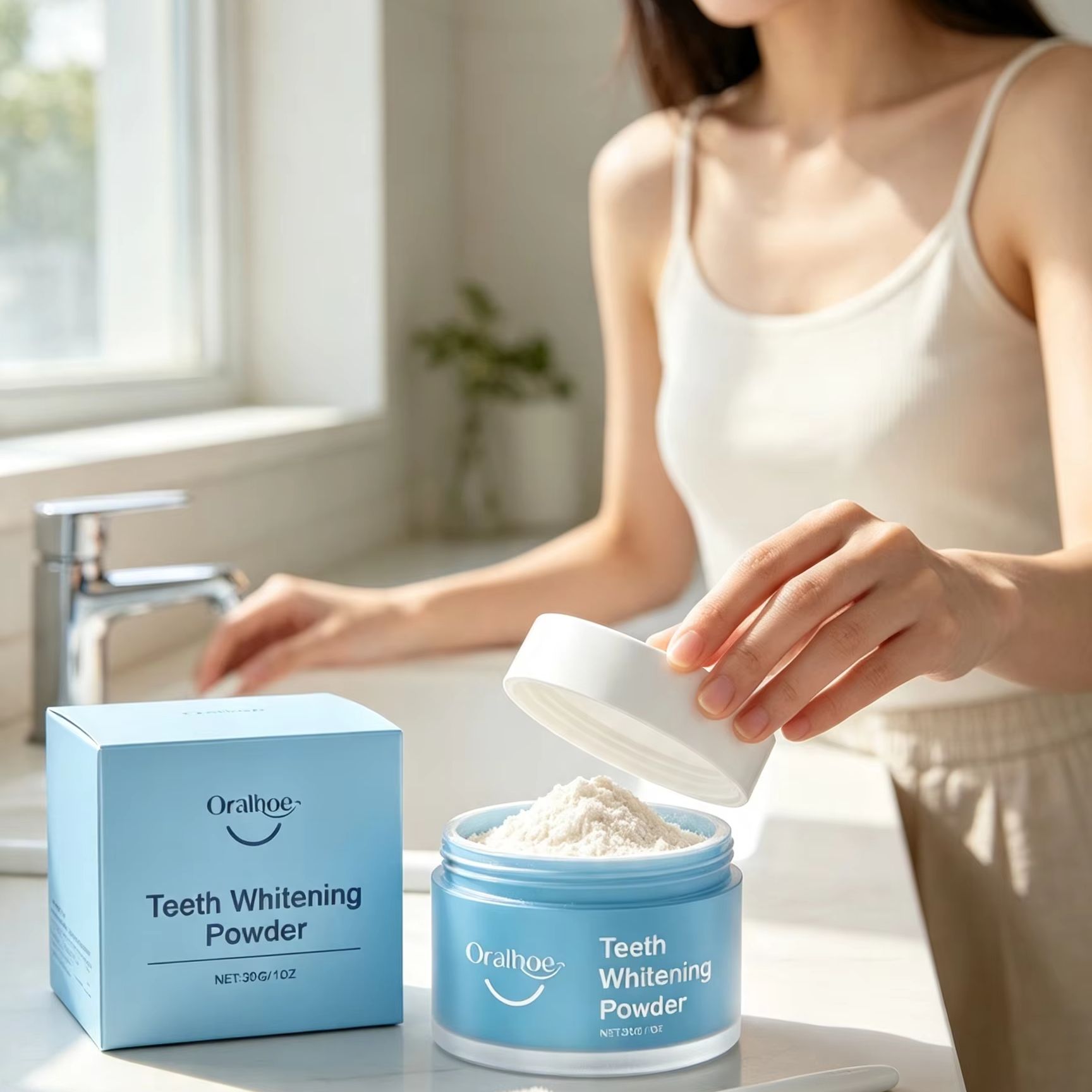 Oralhoe Tooth Powder for Brush - đánh giá và giá Teeth Whitening Ulta