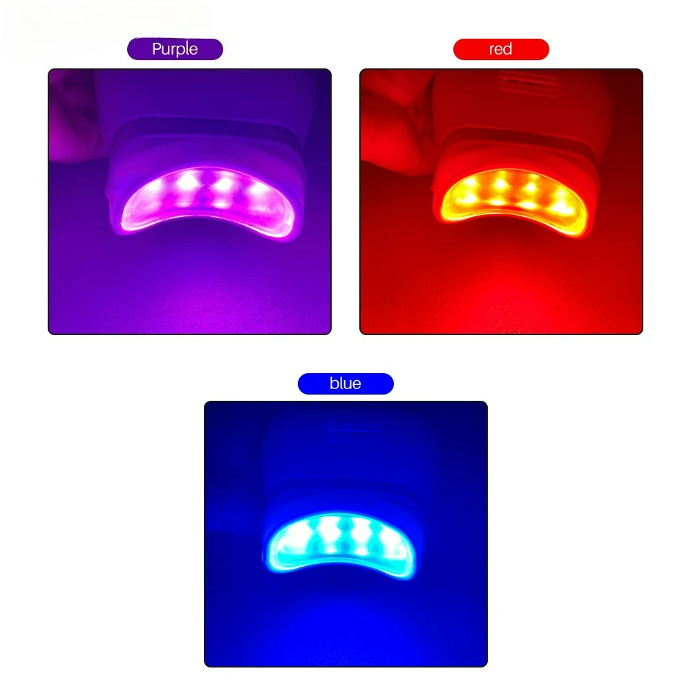 Adjustable 3 Colors LED Teeth  - đánh giá và giá Teeth Whitening Dental