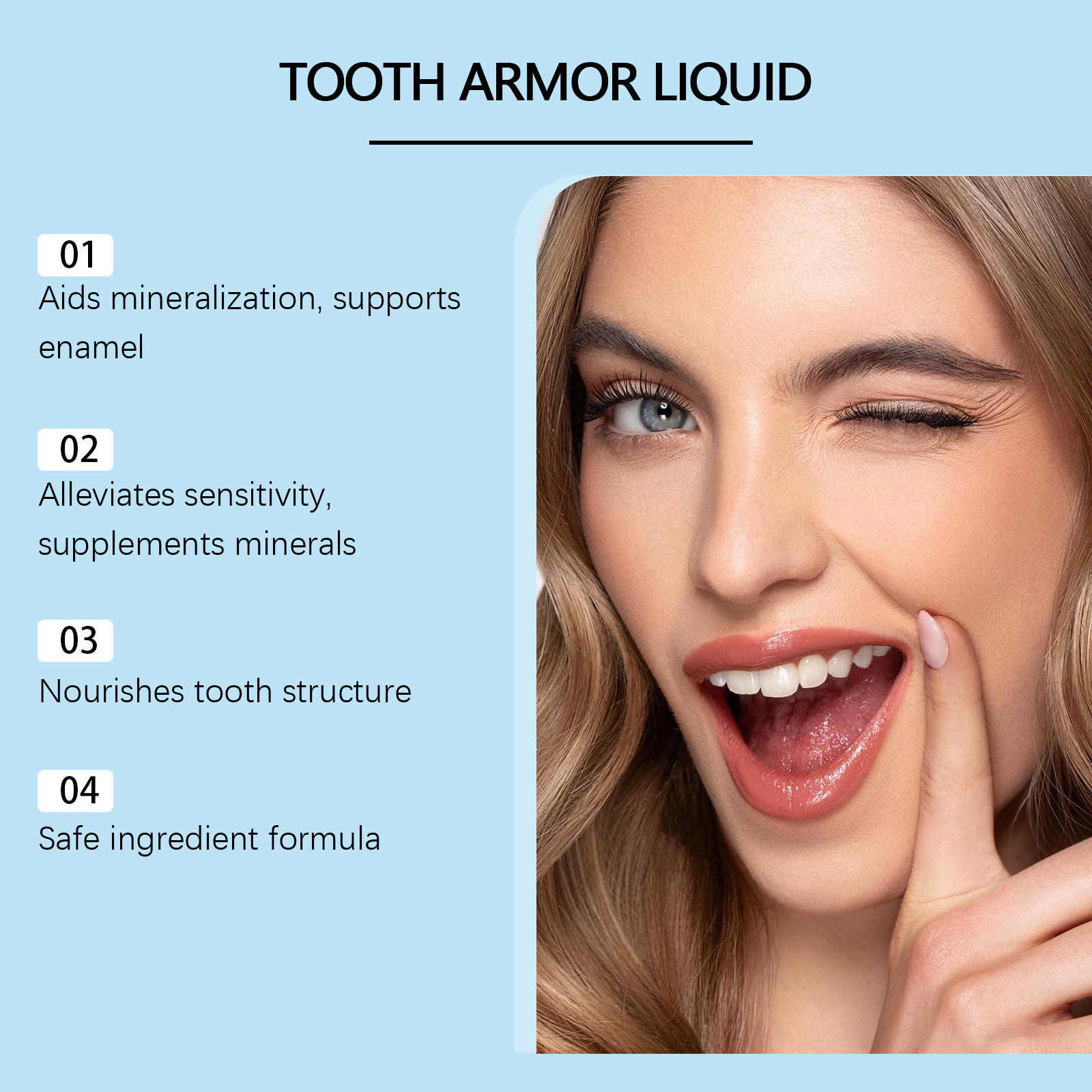 Tooth Care Liquid Hydroxyapati - đánh giá và giá Teeth Whitening Effective